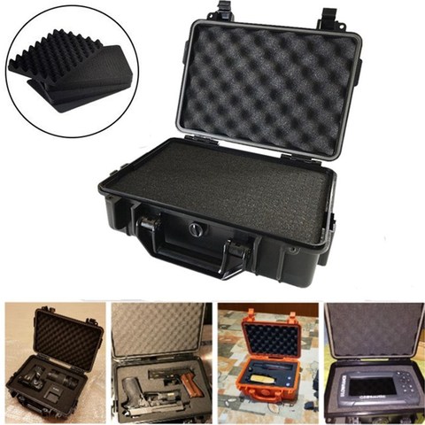 Waterproof Safety Case ABS Plastic Tool Box Outdoor Tactical Dry Box Sealed Safety Equipment Storage Outdoor Tool Container ► Photo 1/6