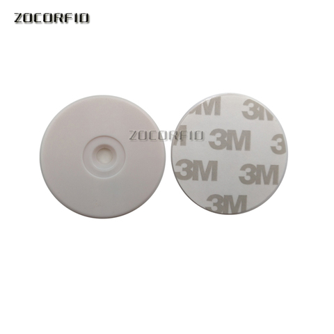 125KHZ TK/EM4100 Diameter 30mm Round Anti-water rfid tag Guard Patrol Points RFID Coin Card With 3M Adhensive Sticker ► Photo 1/6