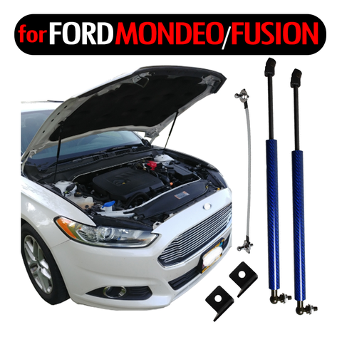 Bonnet Modify Gas Strut Bars for Ford MONDEO MK5 CD391 2014-2022 for Ford Fusion Hood Lift Support Shock Damper Carbon Absorber ► Photo 1/6