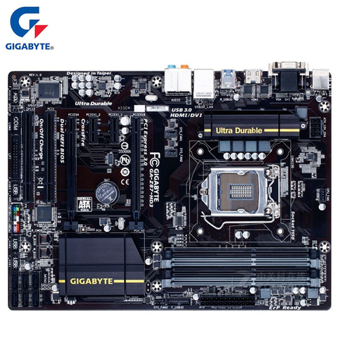 Gigabyte GA-Z87-HD3 Motherboard For Intel Z87 DDR3 USB3.0 32GB LGA1150 Z87 HD3 Desktop Mainboard Systemboard Used ► Photo 1/2