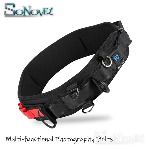 Camera Waist Belt Multi-functional Bundle Waistband Strap Belt with Hook Photography Belt Backpack Belt for SLR/DSLR Camera ► Photo 1/6