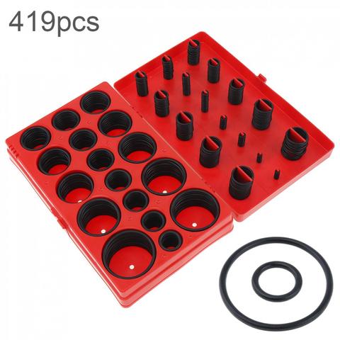 419pcs Rubber Seal O-Ring Assortment Plumbing ORing Universal Metric Kit with A Plastic Tray ► Photo 1/6
