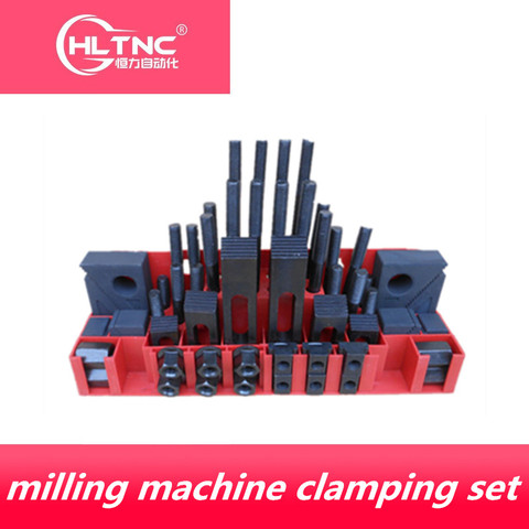 Hardening   quality  milling machine clamping set M8 58pcs mill clamp kit vice,clamping tool(A3 material  heat deal ) ► Photo 1/1