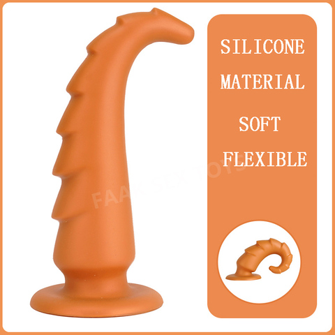 Soft Anal Butt Plug Dildo Huge Silicone Anal Plug With Suction Cup Adult Erotic Sex Toys For Women Men Anus Prostate Massager ► Photo 1/1