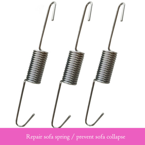 10Pcs/lot 10cm Sofa Springs Balance Hook Household Furniture Sofa Spring Hooks Extension Springs Hardware Parts Accessories ► Photo 1/6