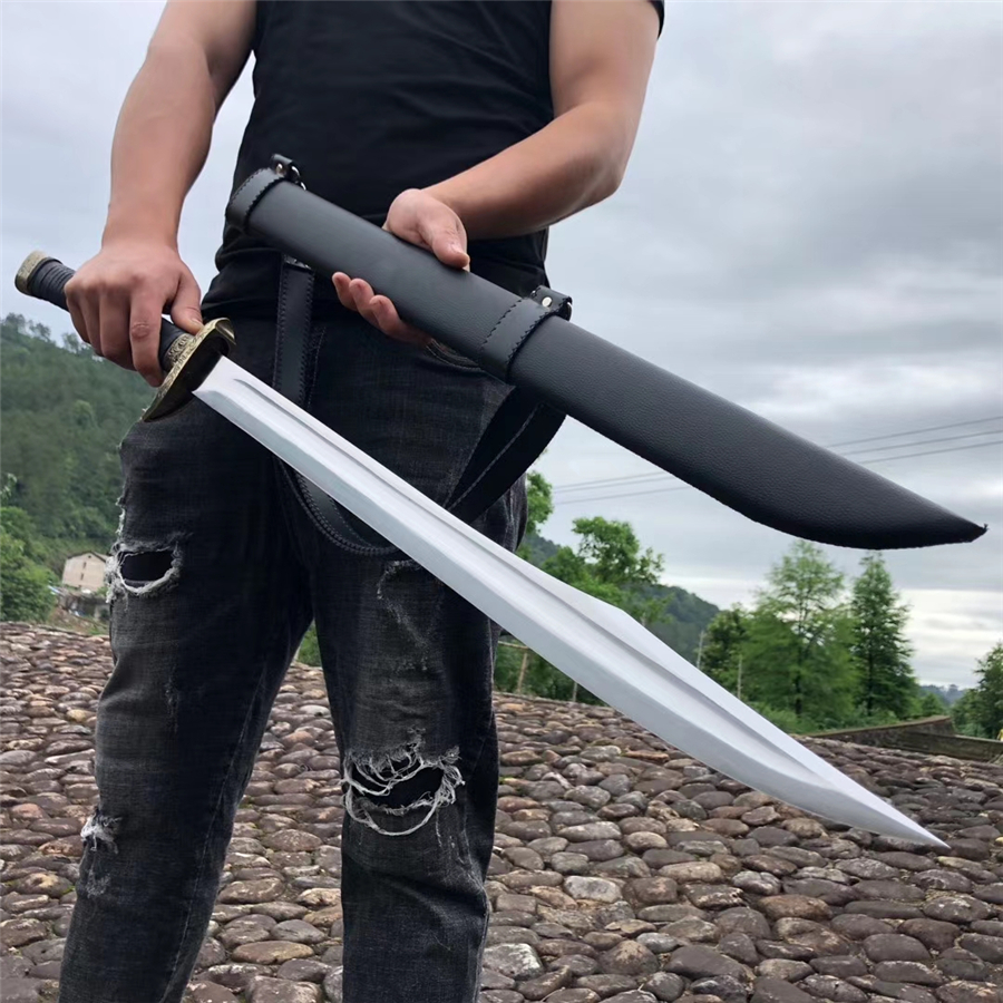 Battle Ready Chinese Kirin Dao Wushu Sword Broadsword High Manganese Steel Sharp 