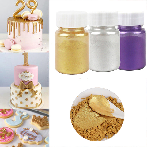 10g Gold Edible Cake Food Dust Coloring To Decorate Chocolate