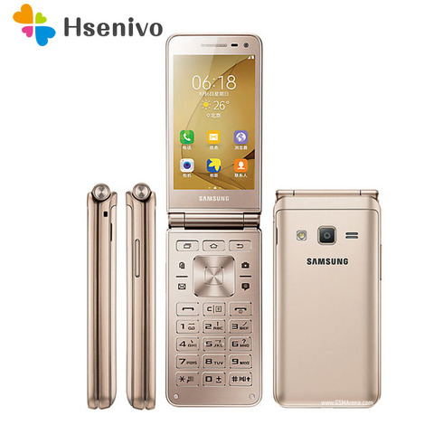 Original Samsung Galaxy Folder G1600 Dual SIM Quad Core 2GB RAM 16GB ROM 8.0MP 3.8