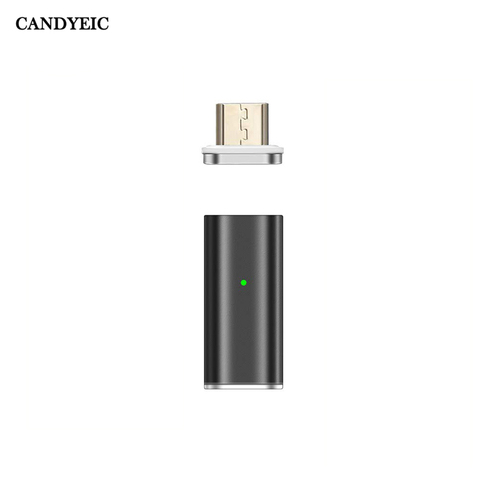 CANDYEIC Micro USB to Micro USB Magnetic Adapters for Redmi Note6pro Note5 S2 Honor 9A vivo Y5s U3 Fast Charging Data Transfer ► Photo 1/6