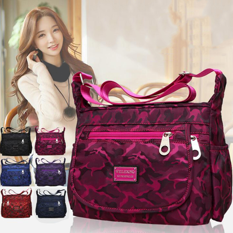 Women Lady Nylon Shoulder Bag Shopping Messenger Fashion Handbag Waterproof New 