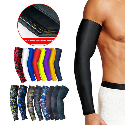 Dayselect 1Pcs Professional sports elastic arm guard Basketball Volleyball Arm Sleeves Armband Sport Elbow Pads Arm Warmers ► Photo 1/6