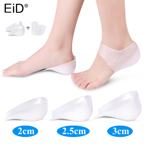 Gel Height Increase Insole for Men Women Shoes Invisible Silicone