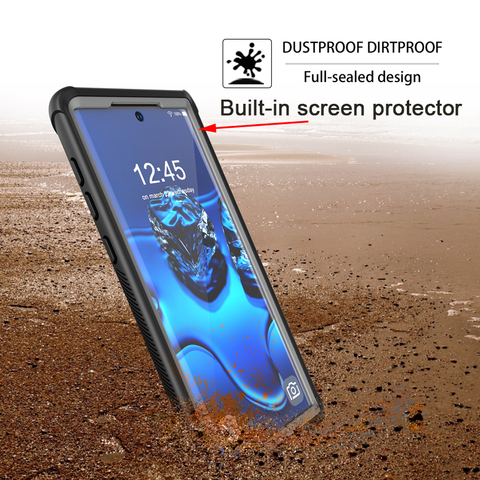 Armor 360 Full Protect For Samsung Galaxy Note 10 Case  Hard Silicone PC Cover  For Samsung Note 10 Note10 Plus 5G Coque Fundas ► Photo 1/5