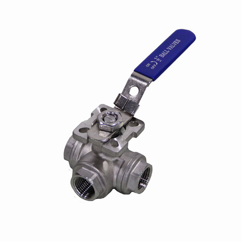 3 Way Ball Valve to 1/2