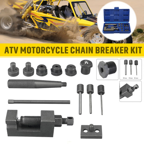 Pitch ATV Motorcycle Bike Chain Breaker Riveting Kit Cutter Rivet Tool 520/525/530/630 ► Photo 1/6