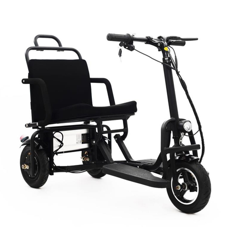 10 Inch Electric Tricycle Scooter Three Wheels Electric Scooters 36V/48V 300W/350W Disabled/Elderly Folding Electric Scooter ► Photo 1/6