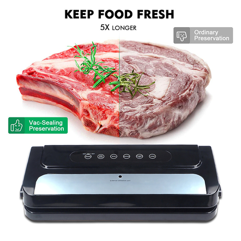 Vacuum Packing Machine Sous Vide Kitchen Food Preservation Vacuum Sealer With 10pcs Bags Electric Home Business Packing Machine ► Photo 1/6