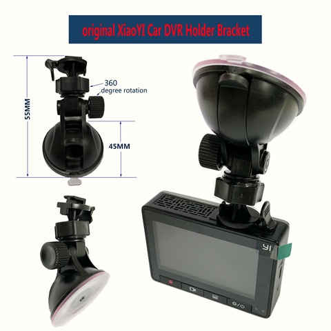 for original Xiaomi YI Car DVR Holder Bracket Genuine Sucker for Yi Dash Cam Suction cup holder Dash Cam Mirror Mount ► Photo 1/6