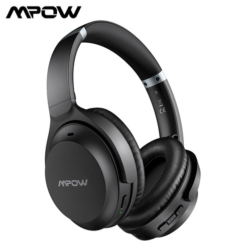 Mpow H12 IPO Active Noise Cancelling Headphone Bluetooth 5.0 Wireless Over-Ear Headphone with CVC 8.0 Mic & 40 Hrs Playing Time ► Photo 1/6