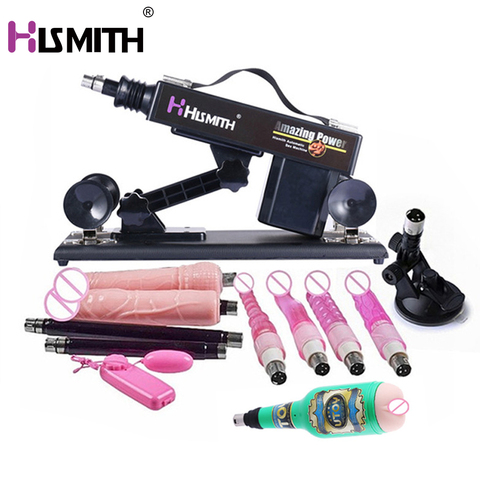 HISMITH Automatic Sex Machine Multi-speed Adjustable sex machines for adults Retractable Sex Machine Gun sex machines for woman ► Photo 1/6