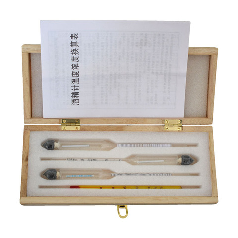 Alcohol Meter for Vodka Whiskey Alcoholmeter In Box (0-40%, 30-70%, 70-100%) ► Photo 1/5