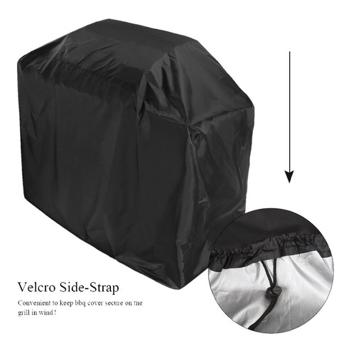 Waterproof BBQ Cover Grill Cover Anti Dust Rain Gas Charcoal Electric Barbeque Garden Grill Protection Outdoor 4 Sizes Black New ► Photo 1/6