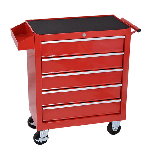 DA-25 5 Drawer Storage Tool Box Trolley Workshop Hardware Mobile Multi-Functional Auto Car Repair Maintenance Toolkit Cabinet ► Photo 1/6