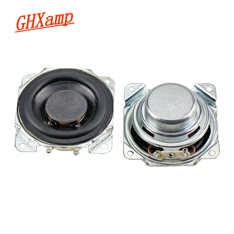 GHXAMP 2 inch Full Range Speaker 8ohm 10W Neodymium Bluetooth Speaker DIY 52mm Full Frequency Loudspeaker Rubber Edge 2PCS ► Photo 1/6