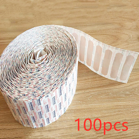 100pcs Band-Aids Waterproof Breathable Cushion Adhesive Plaster Wound Hemostasis Sticker First Aid Kits Band First Aid Bandage ► Photo 1/6