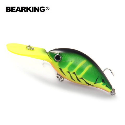 Only for promotion, no benifit fishing lure  Bear king crank 65mm&16g   dive 2.5-3.2m,5pcs different colors each set, 5pcs/lot ► Photo 1/5