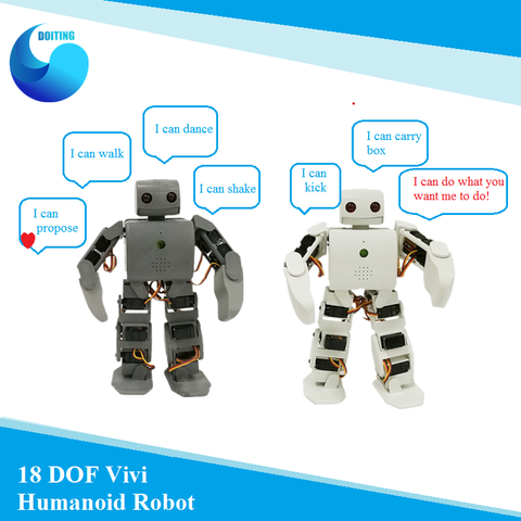 18 DOF Vivi Humanoid Robot Smart Robot Compatible With Plen2 for Arduino Plen 2 Robotic Model Kit Feeshipping by DHL ► Photo 1/6