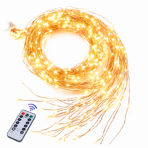 The Longest 2M/3M 900 LEDs Vines Light Branch lights LED Fairy String Lights Decoration For Halloween Christmas Wedding Party ► Photo 1/6