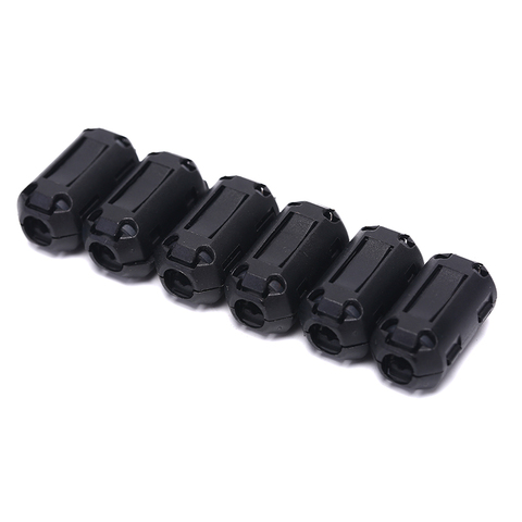 6PCS New Hot Clip On EMI RFI Noise Ferrite Core Filter For 7mm Cable N3 ► Photo 1/6
