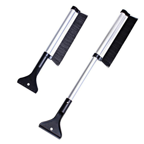 Car Snow Shovel Aluminium Alloy Retractable Snow Brush Snow Remove Tool for Winter Automomotive Vehicle Universal ► Photo 1/6