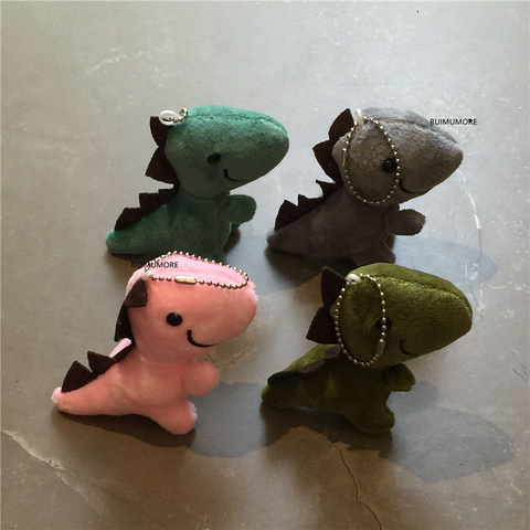 small dinosaur Plush toy , animal Stuffed keychain Toy ; kid's keyring gift plush animal doll toy ► Photo 1/6