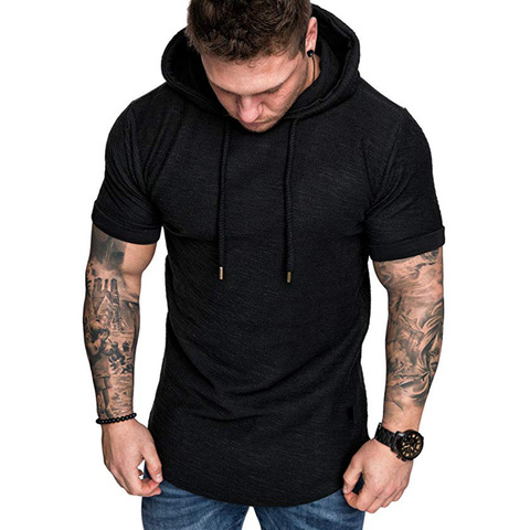 MRMT 2022 Brand New Mens Hoodies Sweatshirts Short Sleeve Men Hoodies Sweatshirt Casual Solid Color Man hoody For Male Hooded ► Photo 1/6