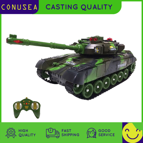 1:12 44CM Super RC tank launch cross-country tracked remote control vehicle charger battle Hobby boy toys for kids children XMAS ► Photo 1/6