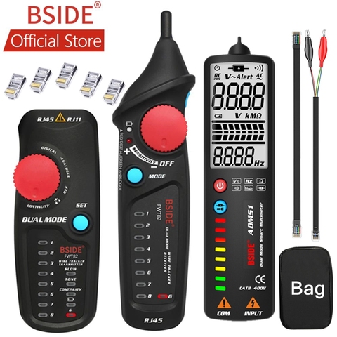 BSIDE FWT82 Dual Mode Network Cable Tracker Wire Toner RJ45 RJ11 Ethernet LAN Tracer Analyzer Detector Line Finder ► Photo 1/6