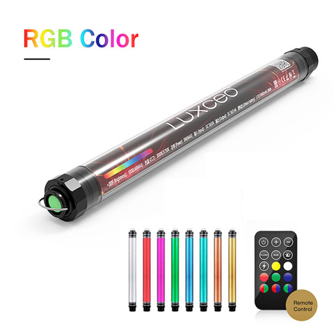 LUXCEO Waterproof RGB Light Wand P7RGB Handheld Lighting Stick RGB LED Video Light tube Colorful Remote Control ► Photo 1/6