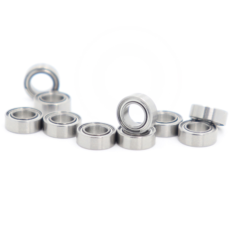 SMR74ZZ Bearing 4*7*2.5 mm ( 10PCS ) ABEC-1 Stainless Steel Ball Bearings Shielded  SMR74Z SMR74 Z ZZ ► Photo 1/6