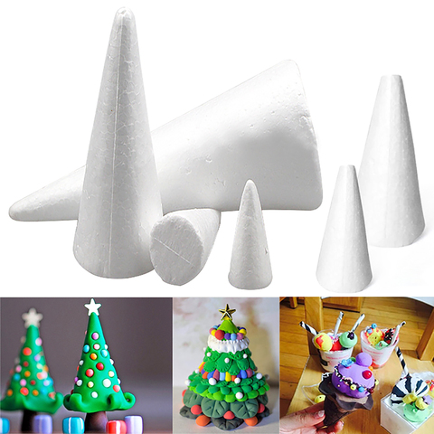 Modelling Polystyrene Foam Cone Shape Craft Ball for DIY Christmas 