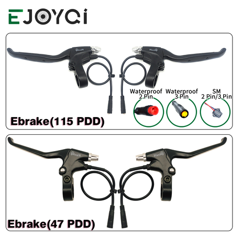 WUXING 115PDD Ebike Brake Five Star Brake Lever Cut Off Power Electric Bicycle E-scooter Bicycle MTB Road Ebike Brake ► Photo 1/6