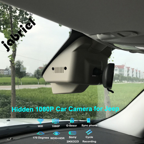 Jabriel Car Camera Hidden 1080P dash cam wifi car dvr for jeep Renegade Compass Grand Commander Cherokee Patriot Grand Cherokee ► Photo 1/6