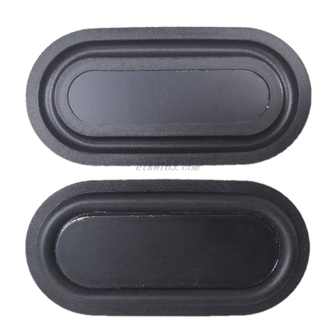 2PCS Oval Shape Bass Diaphragm Rubber DIY Speaker Plate Passive Radiator Auxiliary Bass Vibration Plates 2040-6090 ► Photo 1/6