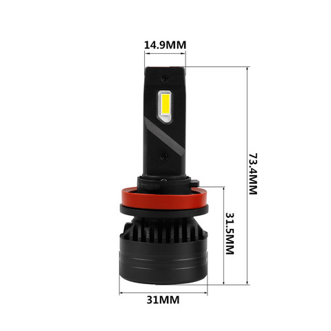 20000lm fan Car led Headlight F3 H4 H13 9004 9007 90W 20000lm fan Car led Headlamp Bulb Auto led Headlights h4 LED Headlight ► Photo 1/4