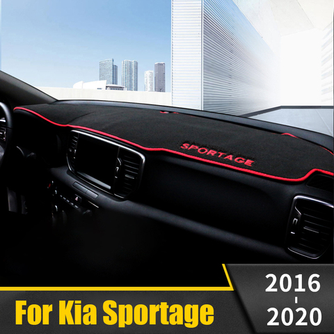 Car Dashboard Avoid Light Pad Instrument Platform Desk Cover Mat Carpets For KIA Sportage 4 2016 2017 2022 Accessories ► Photo 1/6