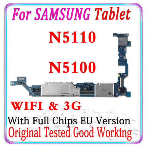 Original Unlocked For Samsung Galaxy Note 8.0 N5100 N5110 Motherboard Europe Version main Logic Board  with chips Android System ► Photo 1/2