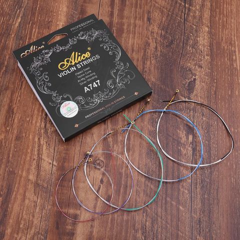 Alice A747 Violin String Nickel-plated High-carbon Steel Nylon Core Silver Wound Musical Instrument Accessories ► Photo 1/6