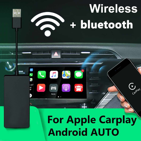 Apple Phone Wireless USB Carplay Dongle For Android Car Radio Screen Module Zbox WIFI Connection Zlink Wire ► Photo 1/5