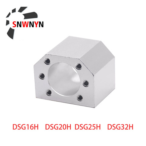 Ballscrew Nut Housing DSG16H DSG20H DSG25H DSG32H  Fits For SFU1605/2005/2505/3205 Mount Bracket CNC Parts Aluminum Alloy Bolt ► Photo 1/6